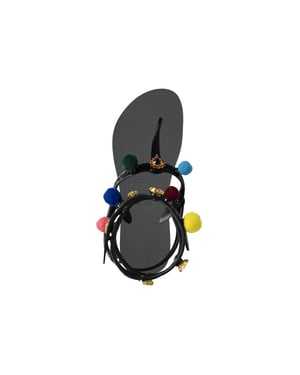 Uzurii Mystique pompom zilver