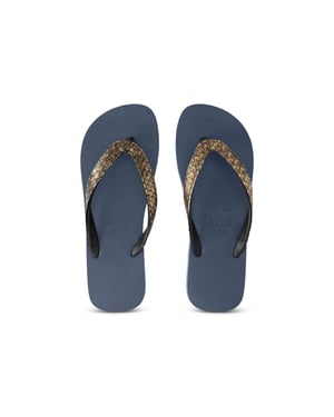 Uzurii Python bronze marineblauw