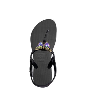 Uzurii Selena butterfly chrystal zwart
