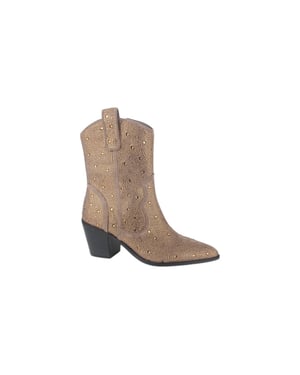 La Strada 2303493-2225 dk taupe dames enkellaarzen gekleed