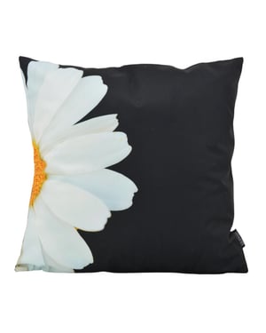 Gek op kussens! Sierkussen half a daisy | 45 x 45 cm | katoen/polyester