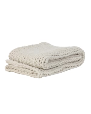 Light & Living plaid knitted 152x127x0.5cm -