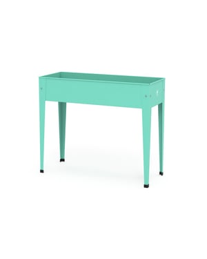 Herstera Garden Urban hoge plantenbak staal 100x40x84cm mint
