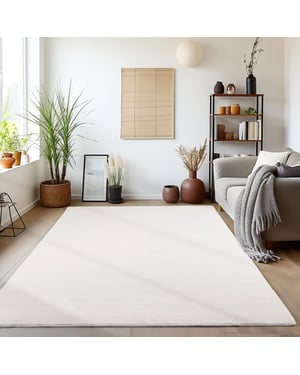 Muratap Sky soft uni basic vloerkleed laagpolig effen kleur - woonkamer