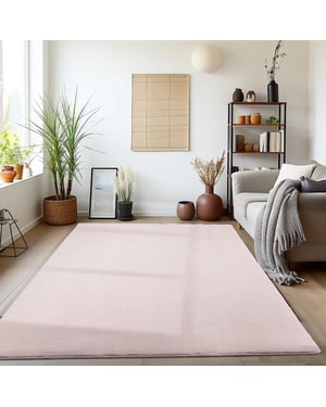 Muratap Sky soft uni basic vloerkleed laagpolig effen kleur - woonkamer