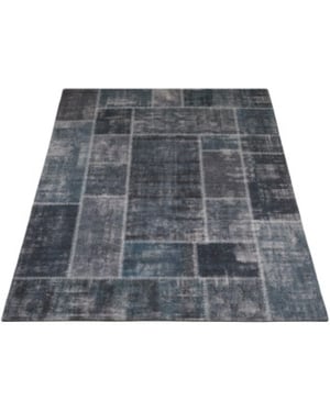 Veer Carpets Karpet mijnen grijs/blauw 160 x 230 cm