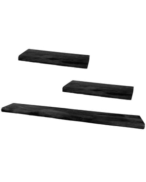 Home67 Wandplank pure mangohout set van 3 groot