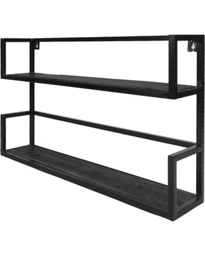 Home67 Wandplank vintage mangohout duo