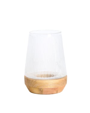 Light & Living windlicht minas Ø22x30cm -