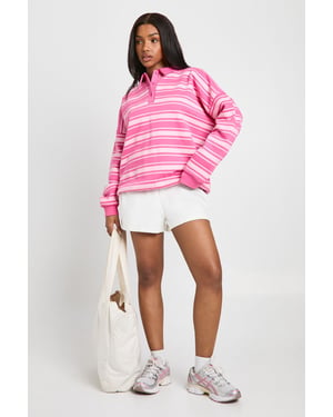 Stripe Rugby Sweatshirt