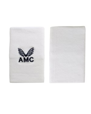 Castore Logo White Wristbands
