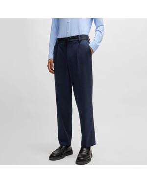 Men's Hugo Gos241F1J Trousers in Dark Blue