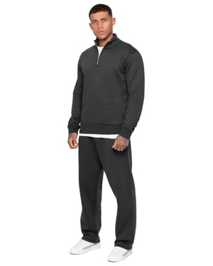 Enzo Milano | Heren Half Zip Sweatshirt Trainingspak Set
