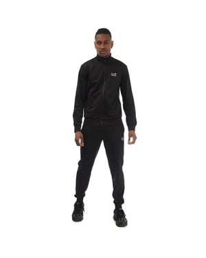 Emporio Armani EA7 Core Identity-trainingspak van gerecyclede technische stof voor heren in Zwart