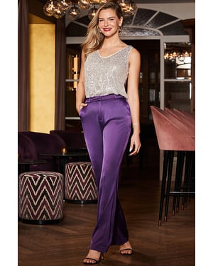 Amethyst Flared Trousers