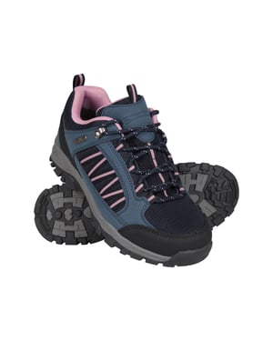 'Path' Women's Walking Shoes Waterproof Breathable Cushioned Hiking Footwear Navy