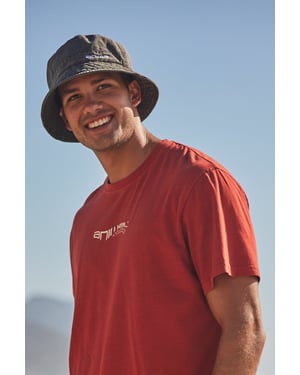 'Sean' Bucket Hat Cotton Breathable Summer Travel Cap Headwear Black