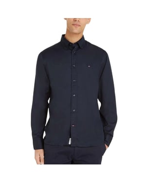 TOMMY HILFIGER Mens Shirts Slim Fit Oxford Long Sleeve Casual Cotton Formal Top