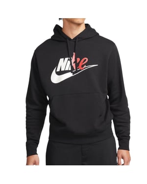 Nike Mens Hoodie Cut Logo Fleece Sportswear Pullover Sport Hooded Sweatshirt