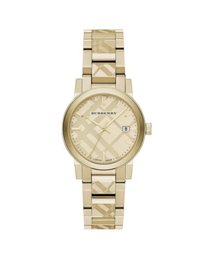 Burberry BU9145 The City Elegant Goudkleurig Dameshorloge