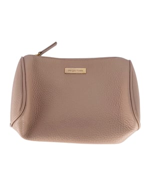 Sergio Rossi Cosmetic Pouch in Pink Leather