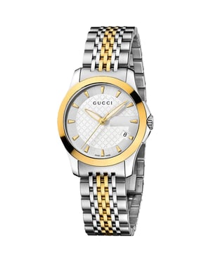 Gucci YA126511 G-Timeless Two-Tone Ladies' Watch - Elegant Style