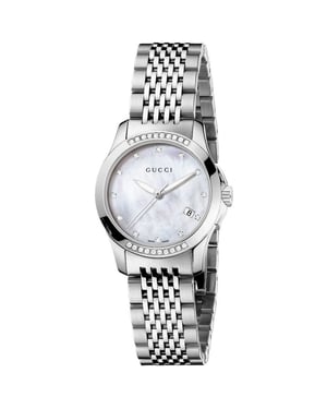Gucci G-Timeless Mother of Pearl Ladies Watch YA126510