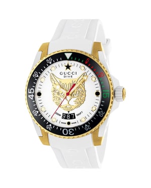 Gucci YA136322 Dive dameshorloge - Elegant varend uurwerk