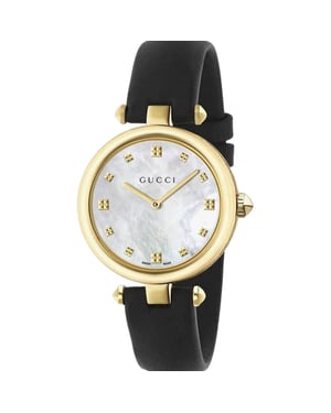 Gucci YA141404 Diamantissima Mother Of Pearl Ladies Watch - Elegant Timepiece for Women