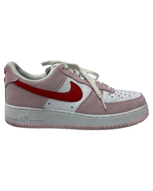 Nike Air Force 1 Low "Valentine's Day Love Letter" Sneakers in Pink Suede