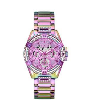 Guess GW0464L4 dameshorloge met iriserende functies - stijlvol en functioneel