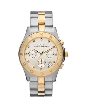 Stylish Marc Jacobs MBM3177 Women's Watch - Two-Tone Stainless Steel