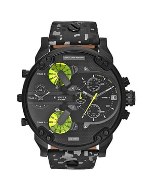 Diesel DZ7311 Mr Daddy 2.0 Camouflage herenhorloge met chronograaf