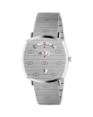 Gucci YA157410 Grip Unisex Quartz horloge - Elegant roestvrij staal ontwerp