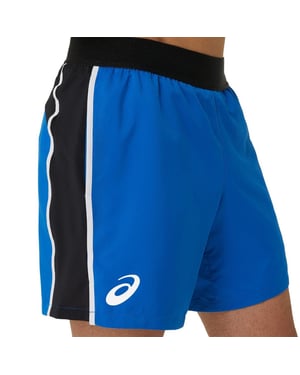 Asics 7inch Match Mens Blue Shorts
