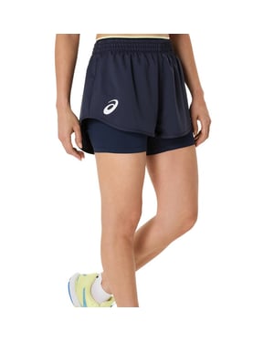 Asics Match Womens Navy Tennis Shorts