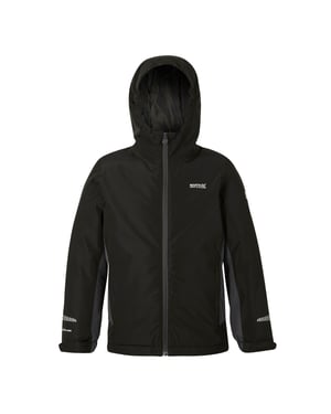 Regatta Childrens/Kids Hurdle Insulated Waterproof Jacket (Black)