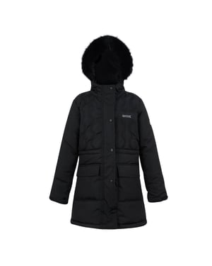 Regatta Childrens/Kids Fabrizia II Quilted Jacket (Black)