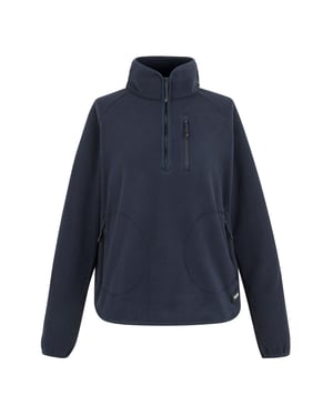 Regatta Dam/Lady Frankie Quarter Zip Fleece Top (Marinblått)