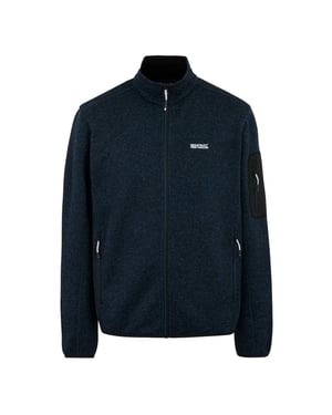 Regatta Herr Newhill Marl Fleecejacka med hel dragkedja (Moonlight Denim)