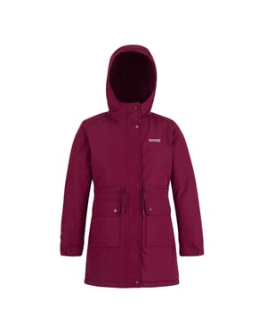 Regatta Valenta Waterdichte Jas voor Kinderen/Kinderen (Donker Pimento)