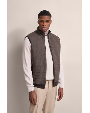 Bugatti Herren Waistcoat met casual pasvorm