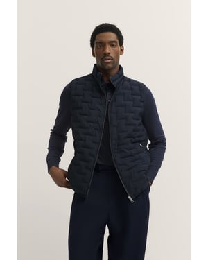Bugatti Herren Vest met opstaande kraag