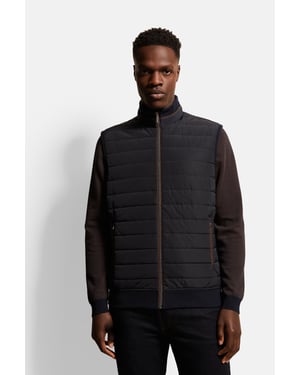 Bugatti Herren Vest met kruissteek