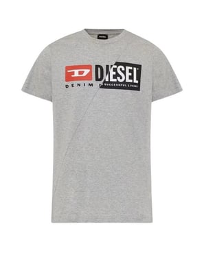 Diesel Unisex Schattig T-shirt voor volwassenen (Grijs)