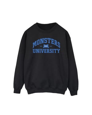 Disney Mens Monsters University Logo Sweatshirt (Svart)