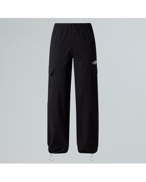 Women's High-Waisted Cargo Trousers TNF Black