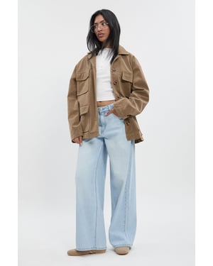 Mid Waist Loose Fit Skater Jean
