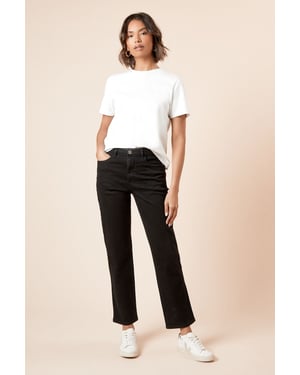 High Rise Straight Leg Jean