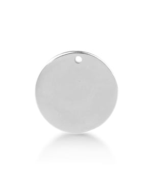 Luxenter 925 Sterling zilveren gerhodineerde hanger - Ring